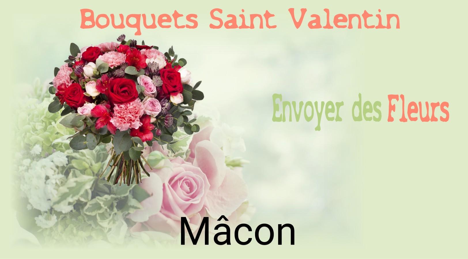 Roses de Saint-Valentin livrées à Mâcon